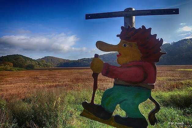 Wandererfigur am Wegrand_Foto-M.Prasch Wandererfigur am Wegrand_Foto-M.Prasch